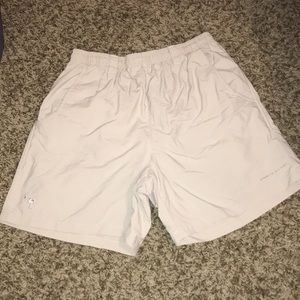 Khaki fishing shorts!